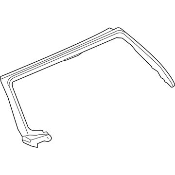 TP57RXFAE Mopar Windshield Frame Illustration 1 of 1