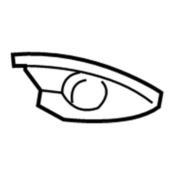 TP60RXFAA Mopar Housing-Windshield Surround Illustration 1 of 1