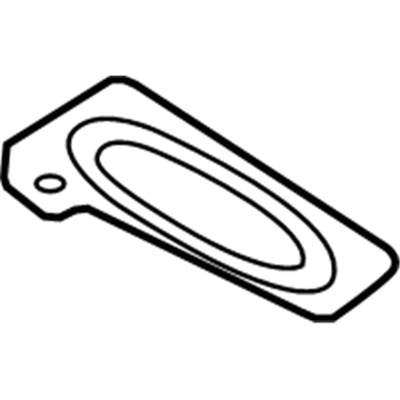 Mopar 5003143AB Bracket-Aux A/C And Heater Line 5003143AB Mopar Bracket-Aux A/C And Heater Line Illustration 1 of 1