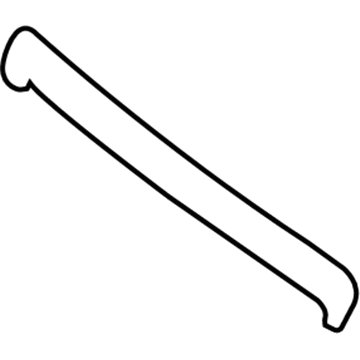 Mopar 1HE94DX9AA Molding-Hood 1HE94DX9AA Mopar Molding-Hood Illustration 1 of 1