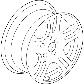 1AN34PAKAB Mopar Wheel Alloy Illustration 1 of 1