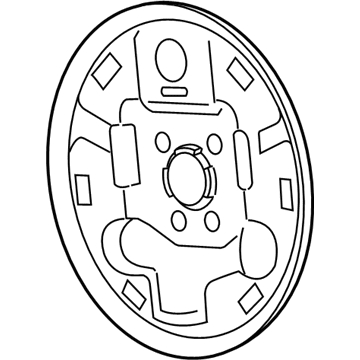 5191297AA Mopar Bracket-Brake Backing Illustration 1 of 1