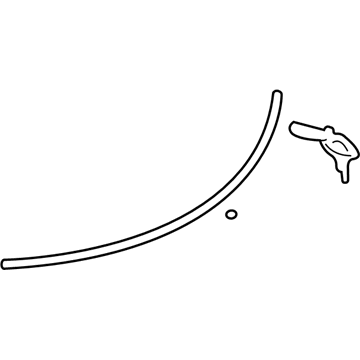 MR432863 Mopar Molding-Rear Window Illustration 1 of 1