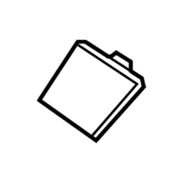 1MK95HDAAA Mopar Screw Cover Cap Illustration 1 of 1