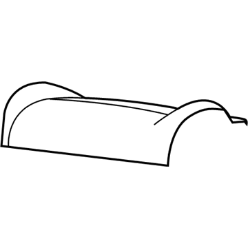 Mopar 1NT331KAAA Front Seat Cushion Cover 1NT331KAAA Mopar Front Seat Cushion Cover Illustration 1 of 1