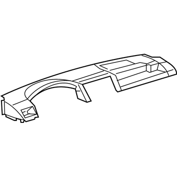 YD45XDVAD Mopar Instrument Panel Cover Illustration 1 of 1