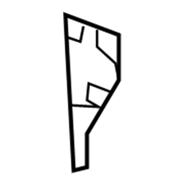 Mopar YD53DKAAB Instrument Panel End Cap End YD53DKAAB Mopar Instrument Panel End Cap End Illustration 1 of 1