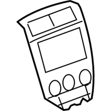 Mopar 1AV63DX9AB A/C Outlet Bezel 1AV63DX9AB Mopar A/C Outlet Bezel Illustration 1 of 1