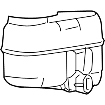 5015150AA Mopar Brake Master Cylinder Reservoir Illustration 1 of 1