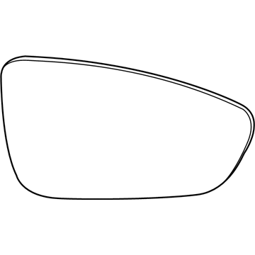 68243900AA Mopar Mirror Replacement Glass Illustration 1 of 1