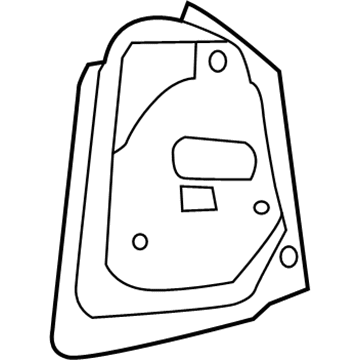68217430AA Mopar Tail lamp Mounting Panel Illustration 1 of 1