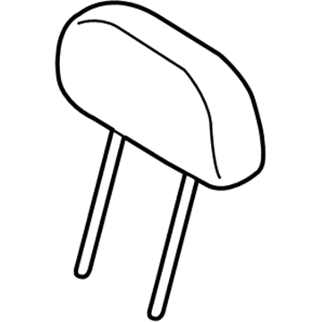 MR641559 Mopar Front Headrest Illustration 1 of 1