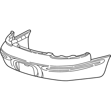 2002 Dodge Intrepid Bumper - 4574903AC