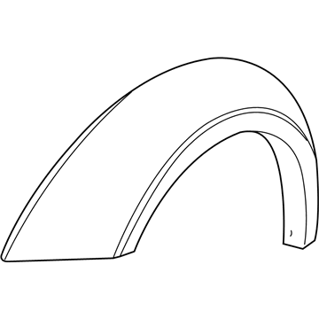 5KH17TZZAC Mopar Fender Applique Illustration 1 of 1