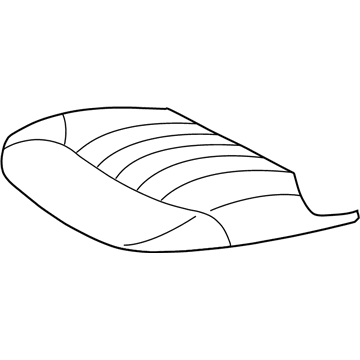 WT301L5AA Mopar Front Seat Cushion Cover Illustration 1 of 1