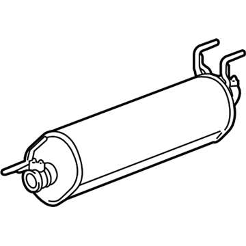 52103510AI Mopar Exhaust Muffler Illustration 1 of 1