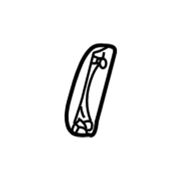 5093666AA Mopar Seat Release Bezel Illustration 1 of 1