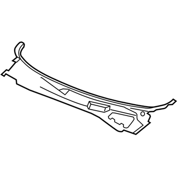 4805834AD Mopar Cowl Top Screen Illustration 1 of 1