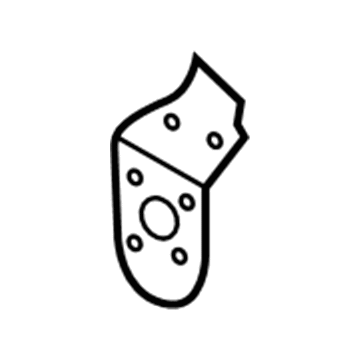 5065320AC Mopar Bracket-Fender Dog Leg Illustration 1 of 1