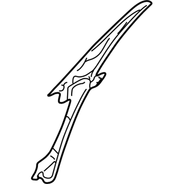 MR271678 Mopar Molding-Door Glass Illustration 1 of 1