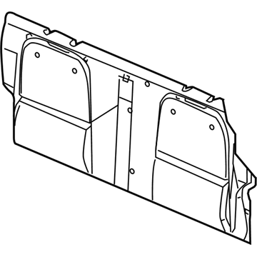 5JR17XDHAA Mopar BOLSTER-Cab Back Illustration 1 of 1