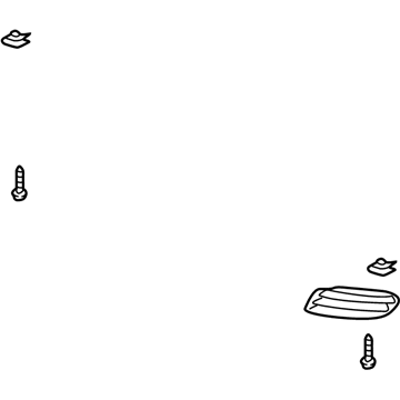 MN133271 Mopar Front Bumper Spacer Illustration 1 of 1