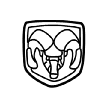 7415A004 Mopar Nameplate Illustration 1 of 1