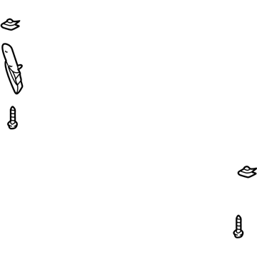 MN133272 Mopar Front Bumper Spacer Illustration 1 of 1