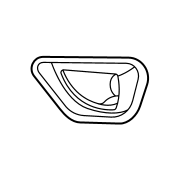 68261710AA Mopar Fog Lamp Bezel Illustration 1 of 1