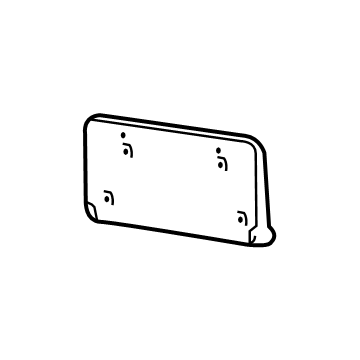 Jeep License Plate - 68144511AD