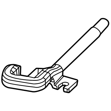 68270972AB Mopar Tow Hook Illustration 1 of 1