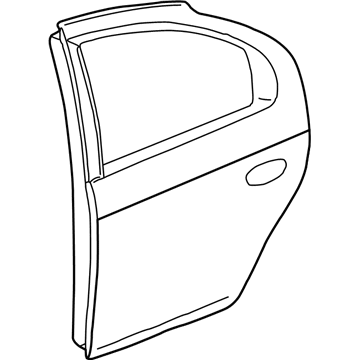 5012463AG Mopar Rear Panel Illustration 1 of 1