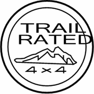 68194480AA Mopar MEDALLION-Fender Front Illustration 1 of 1