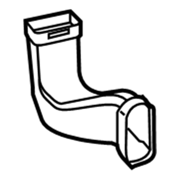 68160254AB Mopar Duct-Rear A/C Illustration 1 of 1