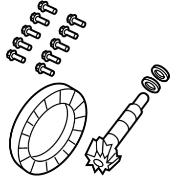 68544667AA Mopar Gear Kit-Ring And PINION Illustration 1 of 1