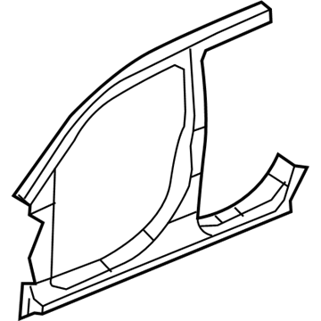 5183889AB Mopar Body Side Aperture Front Panel Illustration 1 of 1