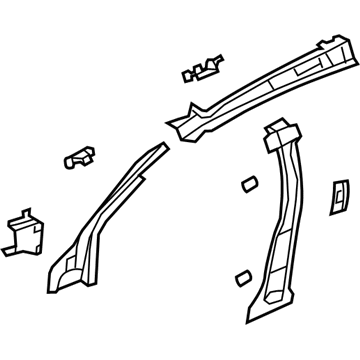 Mopar 5183895AA REINFMNT-BODE Side Aperture Front 5183895AA Mopar REINFMNT-BODE Side Aperture Front Illustration 1 of 1