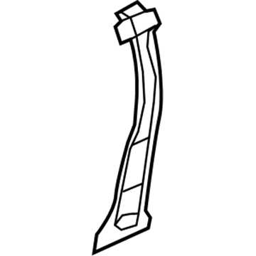 Mopar 5115932AB Pillar-B Pillar 5115932AB Mopar Pillar-B Pillar Illustration 1 of 1