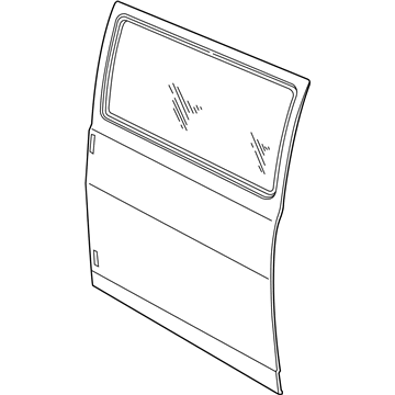 55346443AB Mopar Door-Rear Cargo Door Repair Illustration 1 of 1
