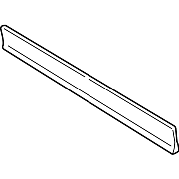 2001 Dodge Ram Wagon Door Moldings - 55274949AB