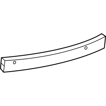 5303700AD Mopar Front Bumper Reinforcement Illustration 1 of 1