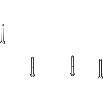 6510719AA Mopar Hexagon Head Bolt Illustration 1 of 1