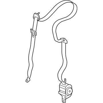 Chrysler Aspen Seat Belt - 5HP58BD1AG