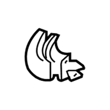 Mopar 5GU22TL2AA Coat Hook 5GU22TL2AA Mopar Coat Hook Illustration 1 of 1