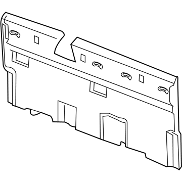 55350923AI Mopar Panel Inner Silencer Illustration 1 of 1