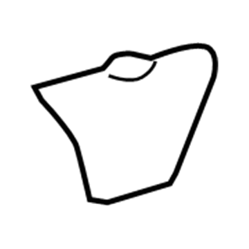 1QU44DX9AB Mopar Release Handle Bezel Cover Illustration 1 of 1