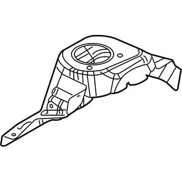 68214845AD Mopar Panel-Front WHEELHOUSE Illustration 1 of 1