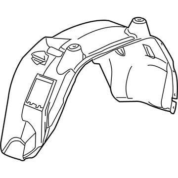 Jeep Commander Wheelhouse - 55396462AC