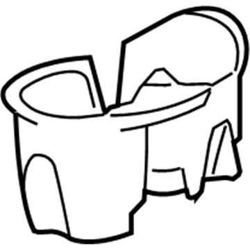 5142484AC Mopar CUPHOLDER-Floor Console Illustration 1 of 1