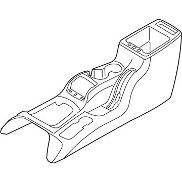 1AZ411J8AB Mopar Base Console Illustration 1 of 1